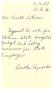 Postcard: [Postcard from Drotha Reynolds to Truett Latimer, January 11, 1957]