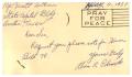 Primary view of [Postcard from Alan R. Patrick to Truett Latimer, May 6, 1957]