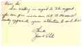 Letter: [Letter from Jim A. White to Truett Latimer, May 7, 1957]