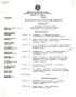Primary view of [The Governor's Oil Import Study Commission Agenda, March 18, 1958]