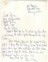 Letter: [Letter from Bernice Rudd to Truett Latimer, February 8, 1957]
