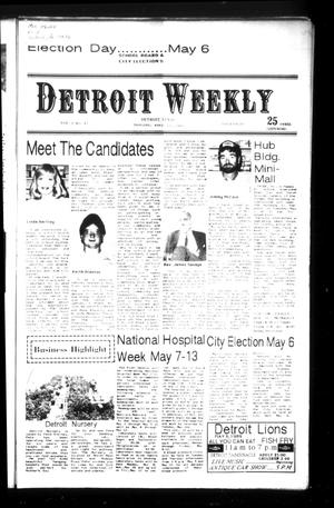Primary view of object titled 'Detroit Weekly (Detroit, Tex.), Vol. 3, No. 43, Ed. 1 Thursday, April 27, 1989'.