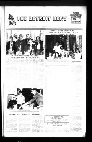 Primary view of object titled 'The Detroit News (Detroit, Tex.), Vol. 1, No. 46, Ed. 1 Thursday, February 18, 1982'.