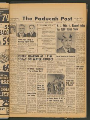 Primary view of The Paducah Post (Paducah, Tex.), Vol. 62, No. [3], Ed. 1 Thursday, April 4, 1968