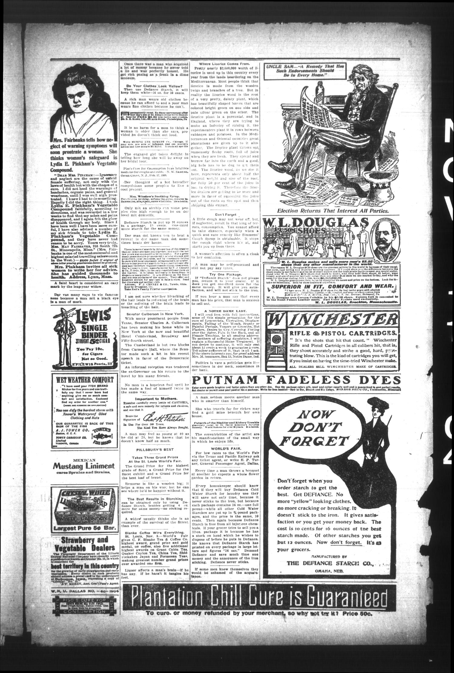 Carrollton Chronicle (Carrollton, Tex.), Vol. 1, No. 18, Ed. 1 Friday, November 11, 1904
                                                
                                                    [Sequence #]: 7 of 9
                                                