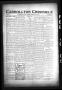 Newspaper: Carrollton Chronicle (Carrollton, Tex.), Vol. 1, No. 30, Ed. 1 Friday…