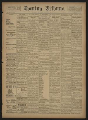 Primary view of object titled 'Evening Tribune. (Galveston, Tex.), Vol. 13, No. 185, Ed. 1 Monday, June 26, 1893'.