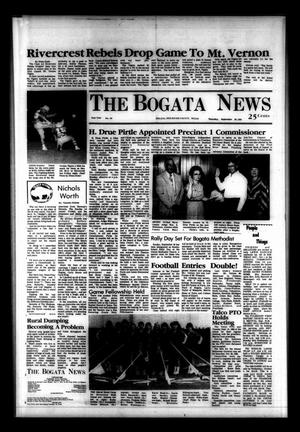 Primary view of object titled 'The Bogata News (Bogata, Tex.), Vol. 73, No. 48, Ed. 1 Thursday, September 22, 1983'.