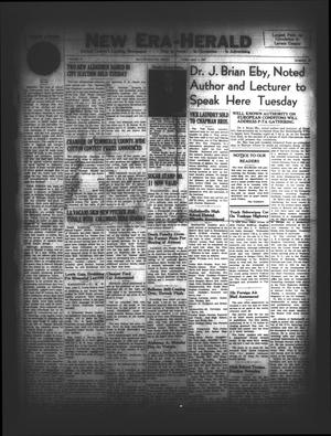 Primary view of object titled 'New Era-Herald (Hallettsville, Tex.), Vol. 74, No. [58], Ed. 1 Friday, April 4, 1947'.
