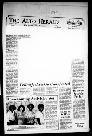 Primary view of object titled 'The Alto Herald (Alto, Tex.), Vol. 84, No. [21], Ed. 1 Thursday, October 4, 1979'.