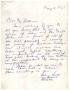 Letter: [Letter from Betsy Scott to Truett Latimer, May 2, 1961]