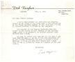 Letter: [Letter from Dick Vaughan to Truett Latimer, November 9, 1960]
