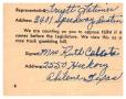 Postcard: [Postcard from Mrs. Ruth Calcote to Truett Latimer, 1961]