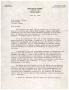 Thumbnail image of item number 1 in: '[Letter from Jack Sayles to Truett Latimer, June 20, 1960]'.