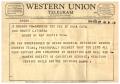 Letter: [Telegram Opposing HJR 4, February 27, 1961]