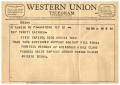 Primary view of [Telegram from Members of the Pioneer Drive Baptist Church, February 26, 1961]