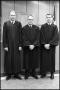 Photograph: [Three District Judges in Black Robes]