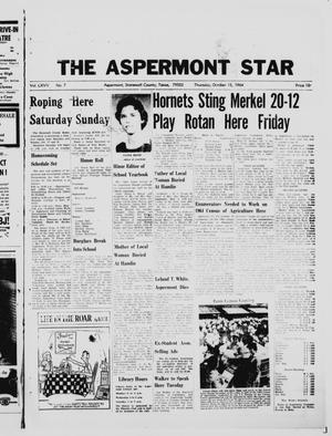 Primary view of object titled 'The Aspermont Star (Aspermont, Tex.), Vol. 67, No. 7, Ed. 1  Thursday, October 15, 1964'.