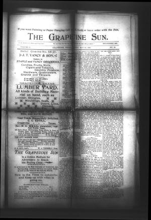Primary view of object titled 'The Grapevine Sun. (Grapevine, Tex.), Vol. 10, No. 20, Ed. 1 Saturday, May 20, 1905'.