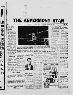 Primary view of object titled 'The Aspermont Star (Aspermont, Tex.), Vol. 67, No. 13, Ed. 1  Wednesday, November 25, 1964'.