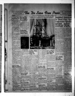 Primary view of object titled 'The De Leon Free Press (De Leon, Tex.), Vol. 57, No. 23, Ed. 1 Friday, November 14, 1947'.