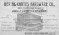 Primary view of Pre-stamped postcard from Bering-Cortes Hardware Co.