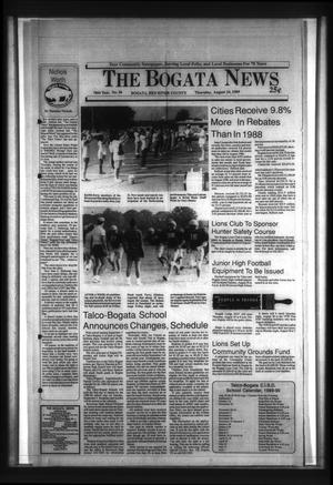 Primary view of object titled 'The Bogata News (Bogata, Tex.), Vol. 78, No. 46, Ed. 1 Thursday, August 24, 1989'.