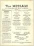 Journal/Magazine/Newsletter: The Message, Volume 1, Number 20, May 1947