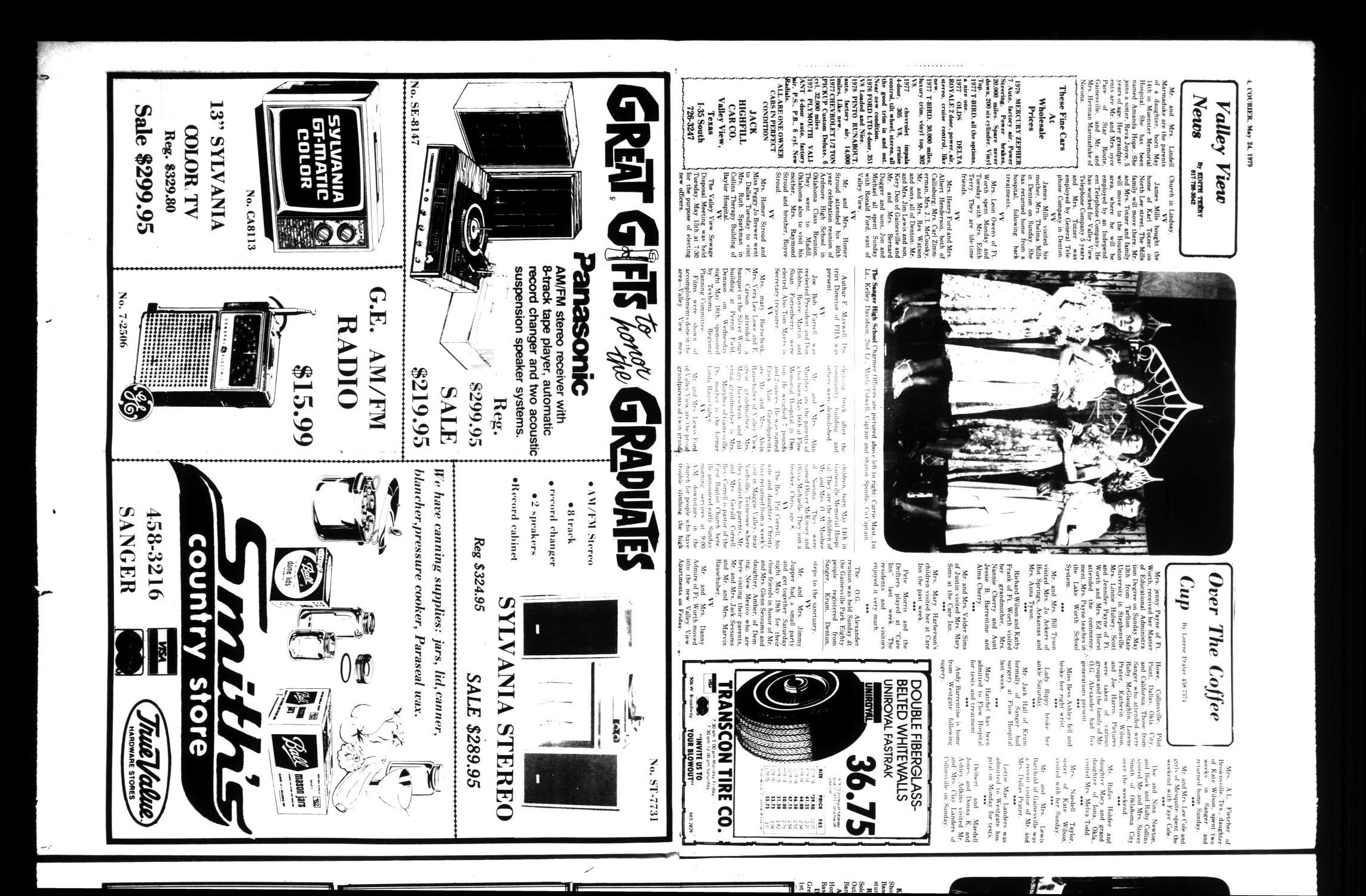 The Sanger Courier (Sanger, Tex.), Vol. 80, No. 32, Ed. 1 Thursday, May 24, 1979
                                                
                                                    [Sequence #]: 4 of 12
                                                