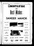 Thumbnail image of item number 3 in: 'The Sanger Courier (Sanger, Tex.), Vol. 65, No. 17, Ed. 1 Thursday, February 13, 1964'.