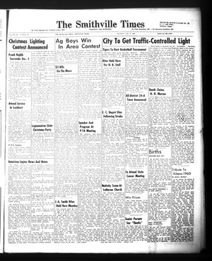 Primary view of object titled 'The Smithville Times Transcript and Enterprise (Smithville, Tex.), Vol. 69, No. 49, Ed. 1 Thursday, December 8, 1960'.