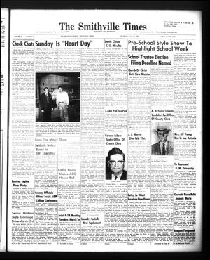Primary view of object titled 'The Smithville Times Transcript and Enterprise (Smithville, Tex.), Vol. 69, No. 8, Ed. 1 Thursday, February 25, 1960'.
