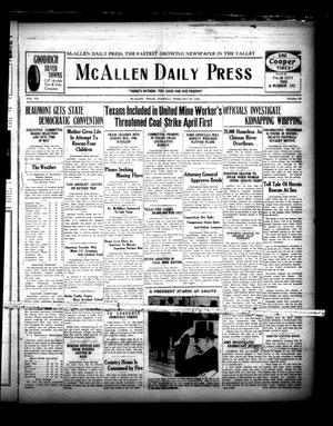 Primary view of object titled 'McAllen Daily Press (McAllen, Tex.), Vol. 7, No. 60, Ed. 1 Tuesday, February 28, 1928'.