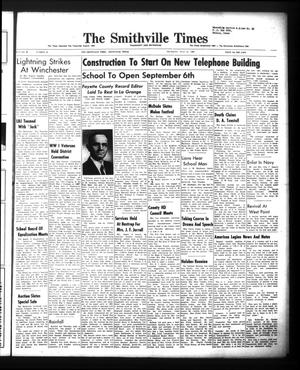 Primary view of object titled 'The Smithville Times Transcript and Enterprise (Smithville, Tex.), Vol. 69, No. 29, Ed. 1 Thursday, July 21, 1960'.