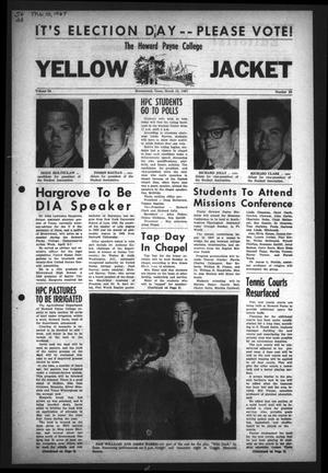 Primary view of object titled 'The Howard Payne College Yellow Jacket (Brownwood, Tex.), Vol. 54, No. 23, Ed. 1  Friday, March 10, 1967'.
