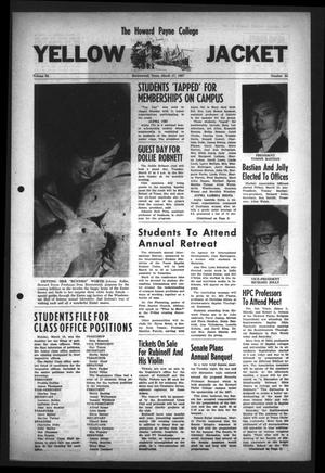Primary view of object titled 'The Howard Payne College Yellow Jacket (Brownwood, Tex.), Vol. 54, No. 24, Ed. 1  Friday, March 17, 1967'.