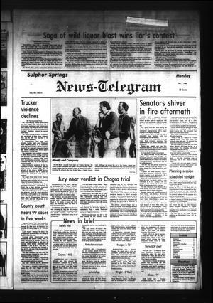 Primary view of object titled 'Sulphur Springs News-Telegram (Sulphur Springs, Tex.), Vol. 105, No. 31, Ed. 1 Monday, February 7, 1983'.