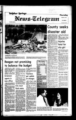 Primary view of Sulphur Springs News-Telegram (Sulphur Springs, Tex.), Vol. 106, No. 195, Ed. 1 Thursday, August 16, 1984