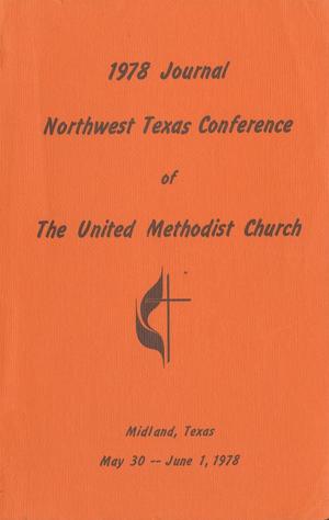 Primary view of object titled 'Journal of the Northwest Texas Annual Conference, the United Methodist Church: 1978'.