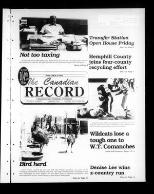 Primary view of object titled 'The Canadian Record (Canadian, Tex.), Vol. 104, No. 37, Ed. 1 Thursday, September 15, 1994'.