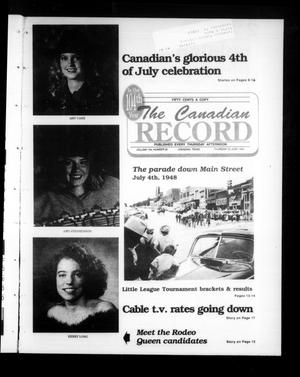 Primary view of The Canadian Record (Canadian, Tex.), Vol. 104, No. 26, Ed. 1 Thursday, June 30, 1994