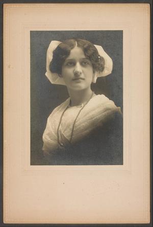 Primary view of object titled '[Portrait of Nora Blumberg]'.