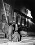 Photograph: [Firefighters outside Austin Avenue Methodist Church #2]