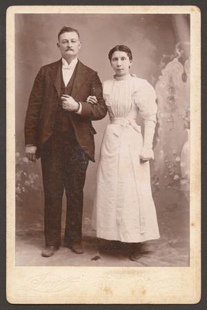 Primary view of object titled '[Photograph of John & May Reed]'.