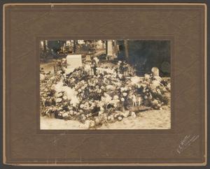 Primary view of object titled '[Photograph of the graves of Virginia Vance Smith & Pearl Sublett]'.