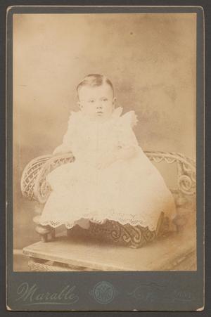 Primary view of object titled '[Photograph of a Young Baby]'.