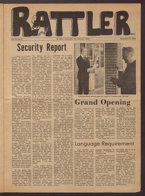 Primary view of object titled 'Rattler (San Antonio, Tex.), Vol. 59, No. 6, Ed. 1 Thursday, November 21, 1974'.