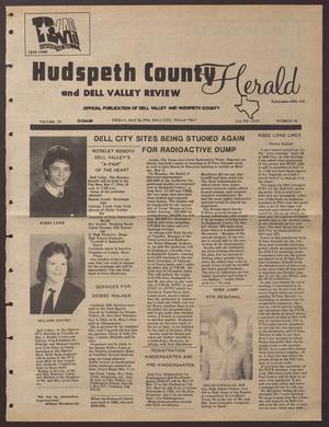 Primary view of object titled 'Hudspeth County Herald and Dell Valley Review (Dell City, Tex.), Vol. 29, No. 38, Ed. 1 Friday, May 16, 1986'.