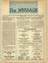 Journal/Magazine/Newsletter: The Message, Volume [3], Number 25, April 1949