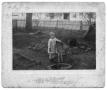 Photograph: [Portrait of an Unknown Boy With Calf]